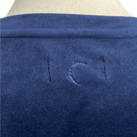 Zyia Active dark blue velour pullover sweatshirt top large - Picture 5 of 9